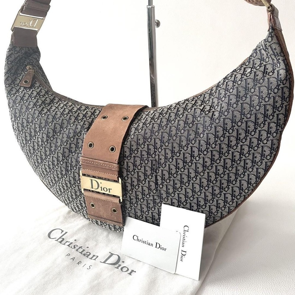 Dior One Shoulder Trotter Handbag in Luxe Street Chic Style