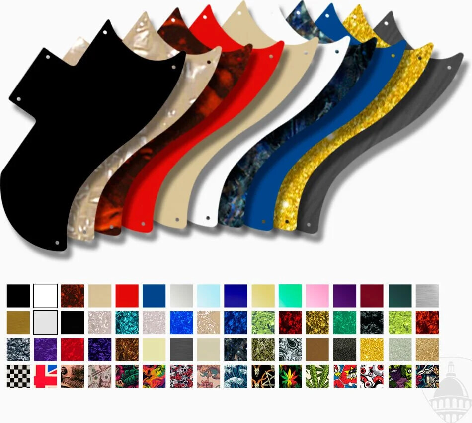 WD Custom Pickguard For Gibson 1971-Present Or 1961 Reissue Half Face SG
