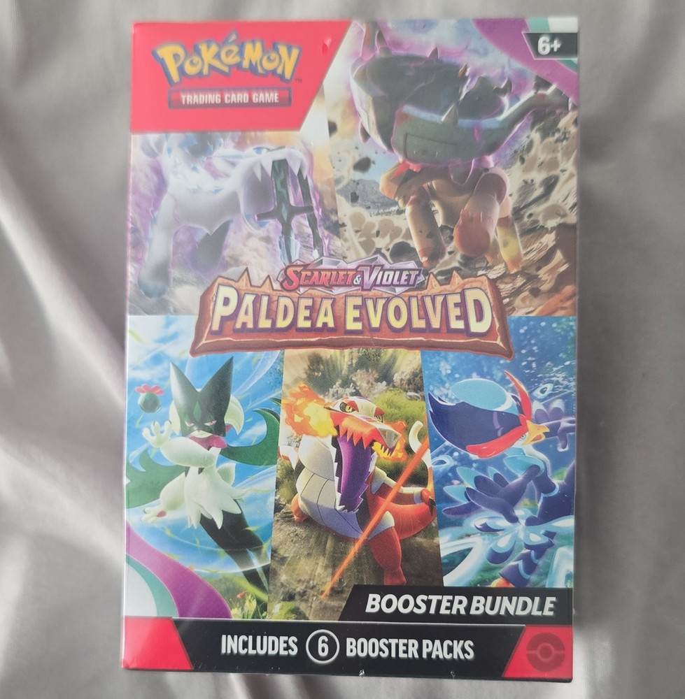Pokémon TCG Scarlet & Violet Paldea Evolved Booster Bundle Box 6 Packs