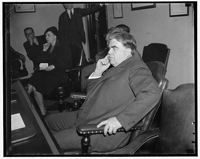 Photo:Washington DC John L Lewis 1937 CIO Press Conference Labor Leader