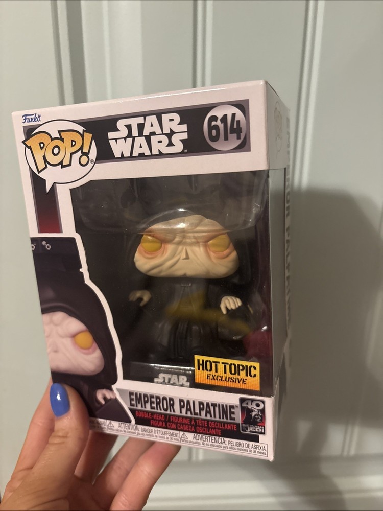 Funko Pop! Vinyl: Star Wars - Emperor Palpatine - Hot Topic (Exclusive) #614