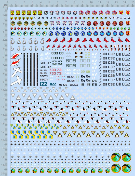 Decals 1/144 ACE COMBAT logo for model kits 67231-image