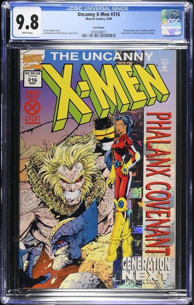 The Uncanny X-Men #316 - CGC 9.8 - Key Issue Marvel Comics 1994
