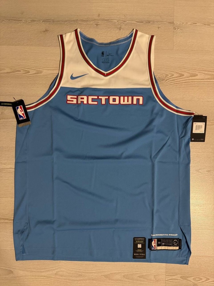 Sacramento Kings Authentic Basketball City Jersey Nike Vaporknit Men's Size 2Xl