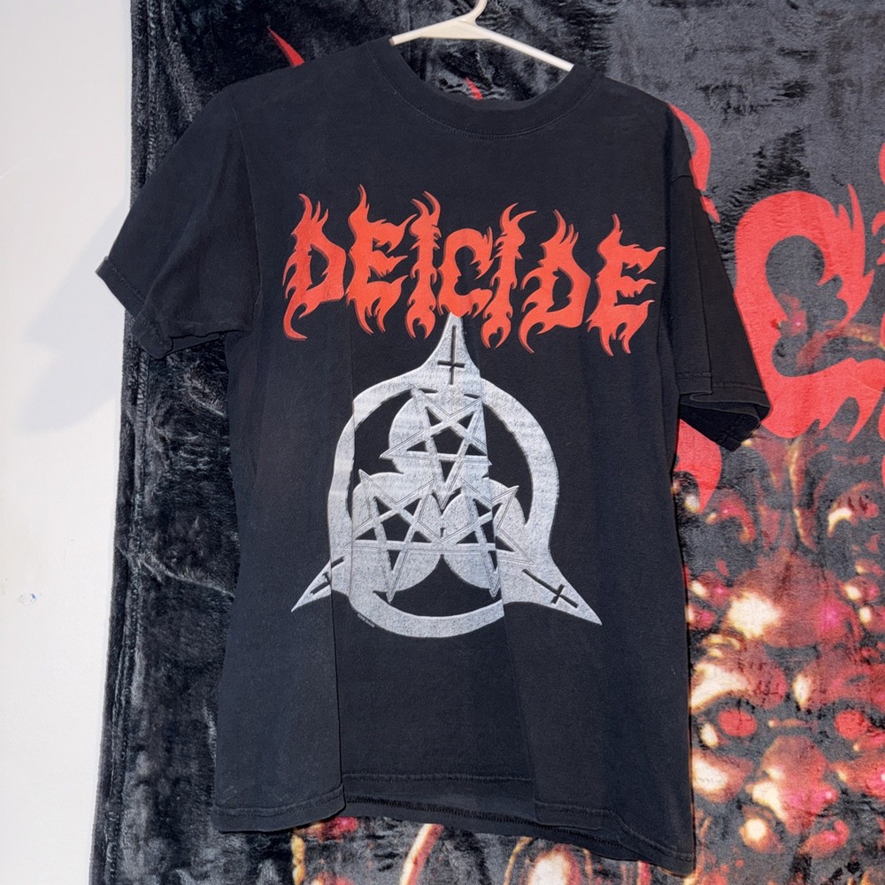 Deicide Once Upon A Cross T-Shirt 2006 Medium Death Metal Vintage official
