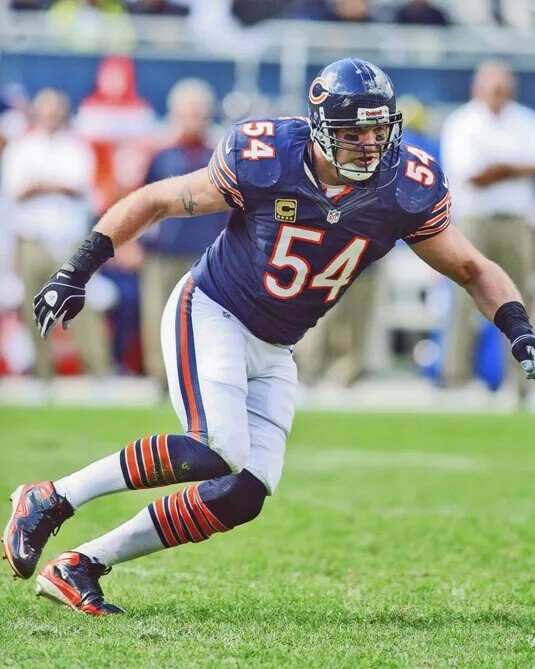 Chicago Bears Brian Urlacher Nfl Football 8x10 PHOTO PRINT