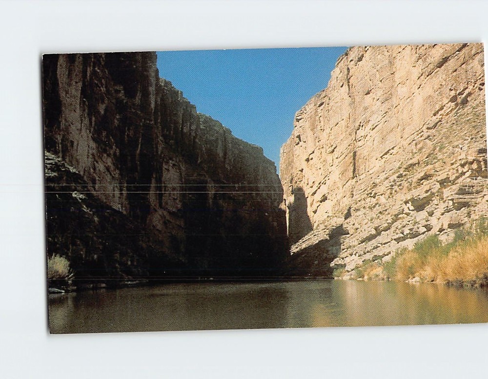 Postcard Santa Elena Canyon Big Bend National Park Texas USA