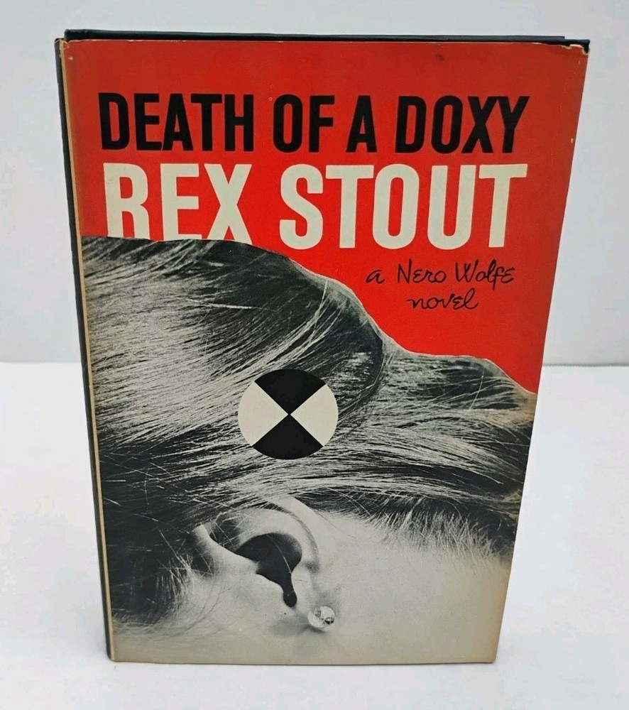 Death Of A Doxy A Nero Wolfe Novel by Rex Stout 1966 HCDJ Book Club Edition