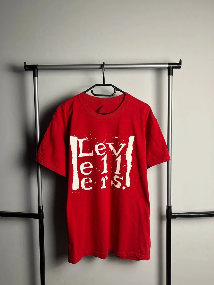 Vintage Levellers T-Shirt The Land Live Tour Red Band MA319 FREE SHIPPING