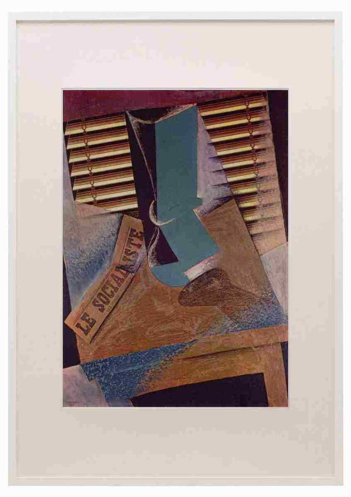 The Blind Juan Gris Abstract Art A3 A4 Framed Print Picture