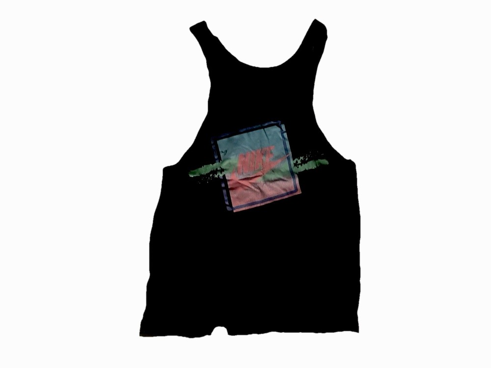 Medium Nike tank top Sleeveless Swoosh Sportswear 90s style logo