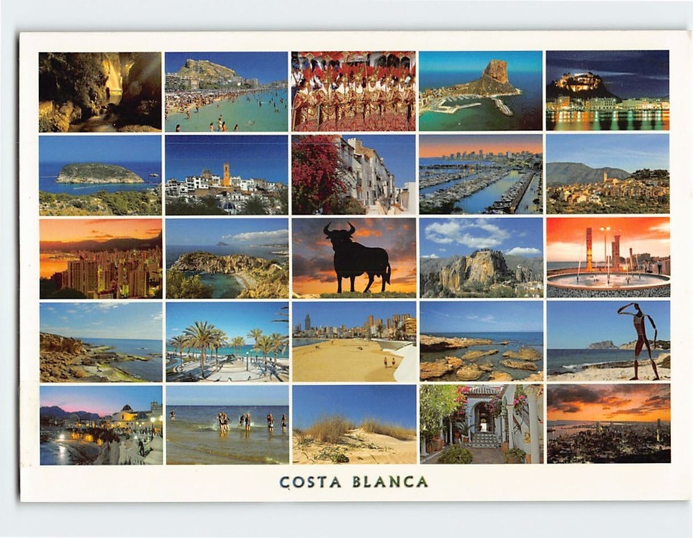 Postcard Scenes & Views Costa Blanca Spain