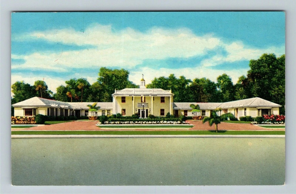 Daytona FL-Florida, Mt Vernon Motor Lodge, Advertising, Vintage Postcard
