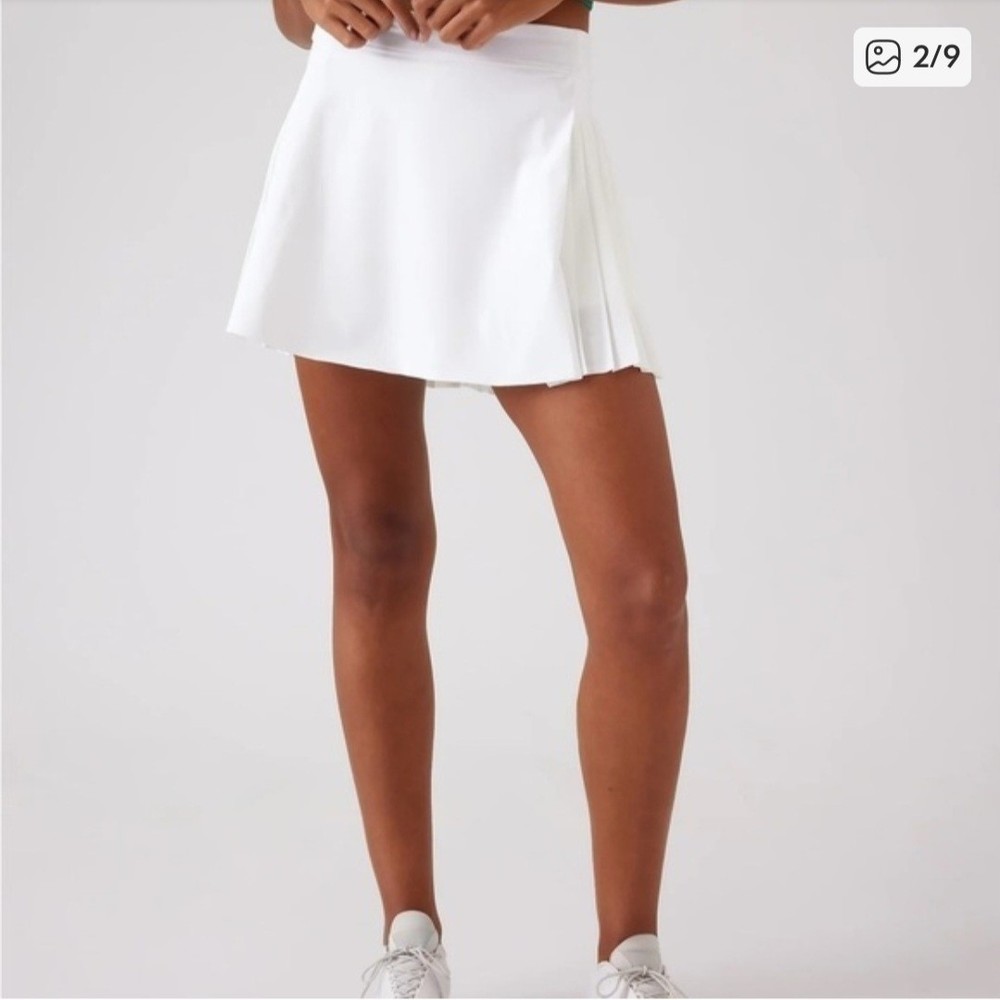 Athleta White Athletic Skort Size Large