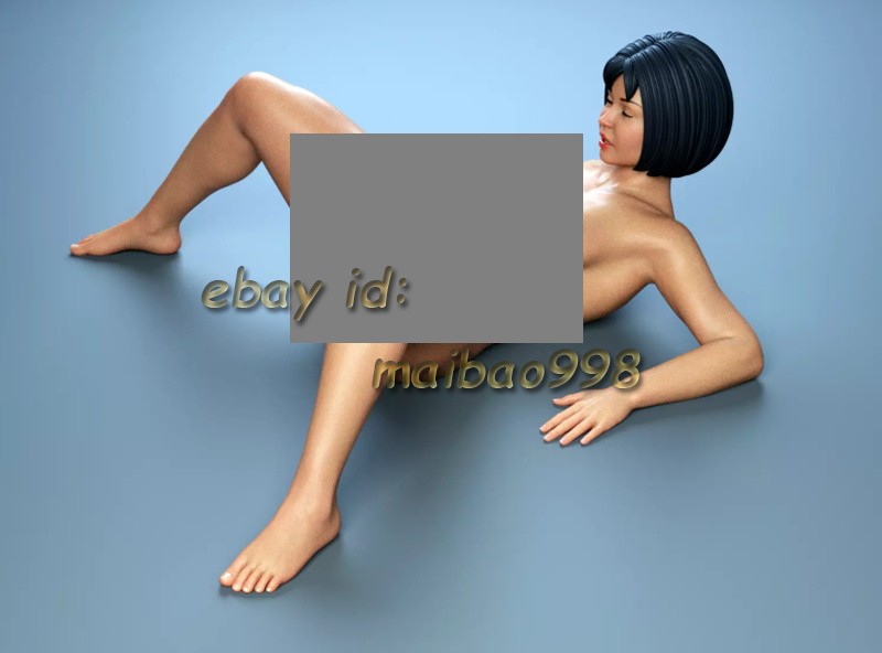 3D Print NSFW Chubby Girl Garage Kit Figure Model Kit Unpainted Unassembled GK