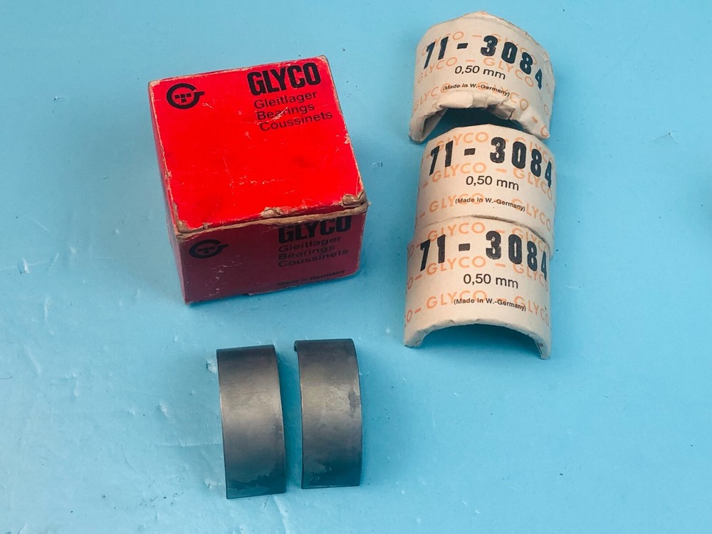 Audi 80 80L LS GL Glyco Connecting Rod Bearing Set 0.50 #71-3084 NOS