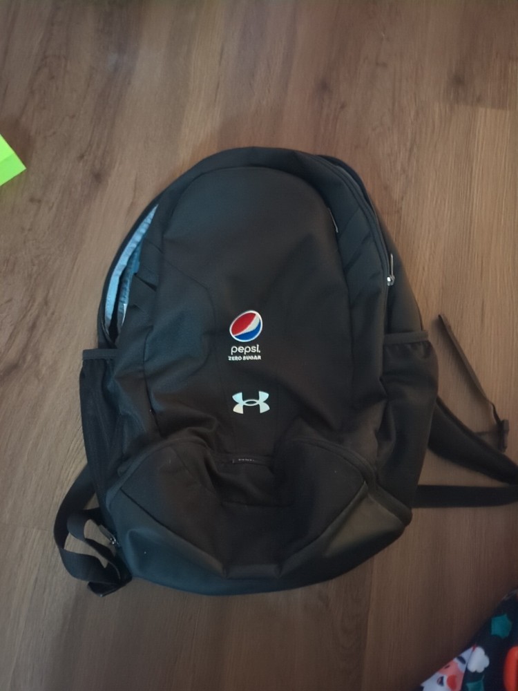 Under Armour Storm Backpack Black Pepsi Zero Sugar Logo Promo Company Merch Soda