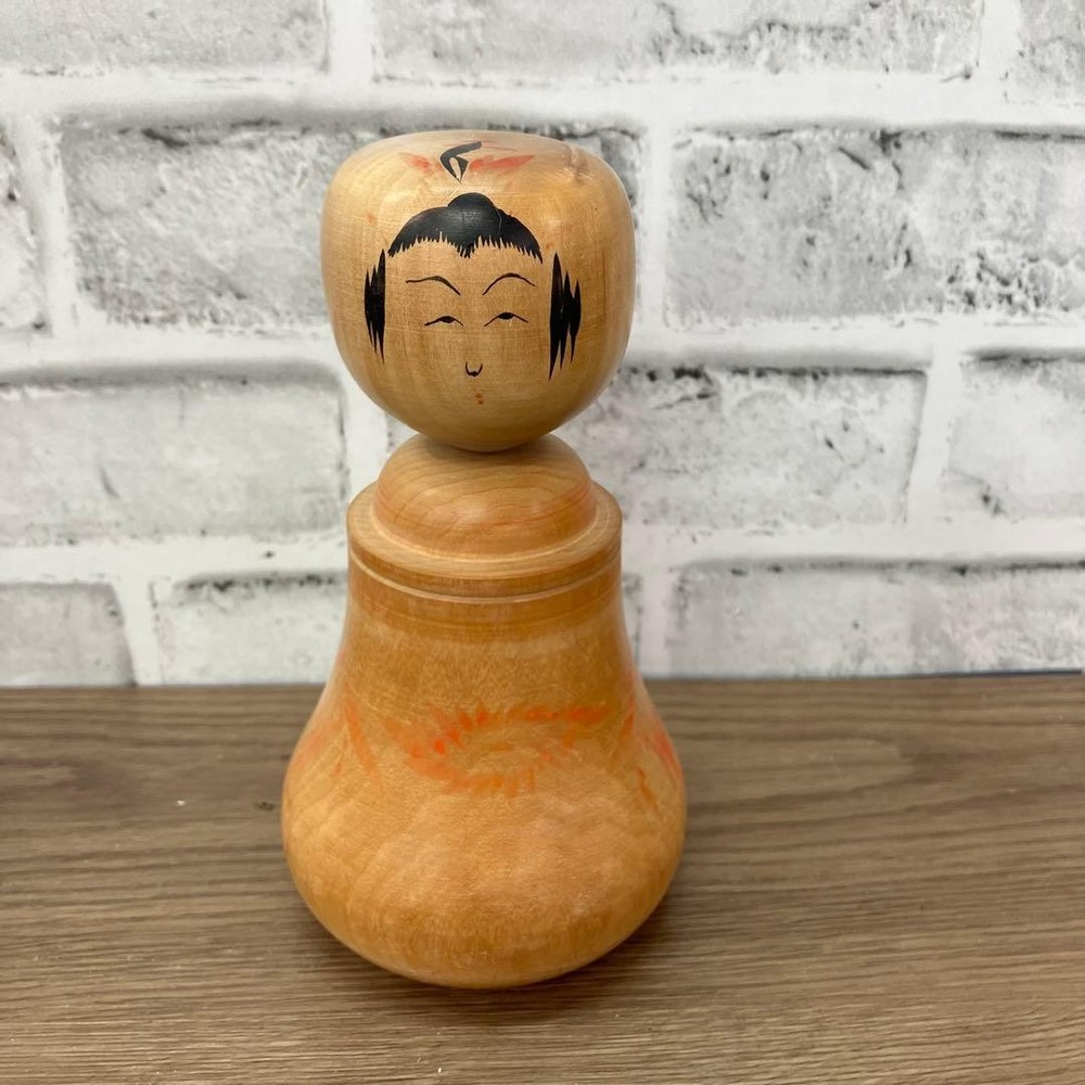 Kokeshi Dolls Naruko Traditional Wooden Toy Showa Retro Craft Used