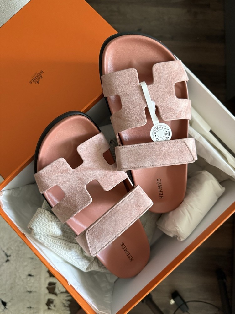 Pink Chypre Suede Shoes in Size 39