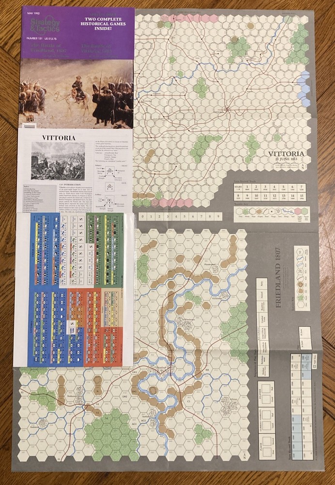 STRATEGY & TACTICS MAGAZINE #151 MINTY UNPUNCHED Battle of Friedland GAME 1992