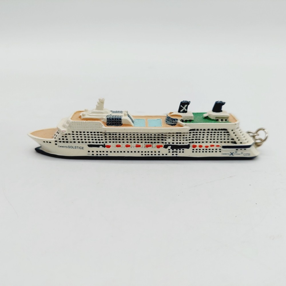 Celebrity Solstice Cruise ship Keychain Souvenir Key ring 3 1/2