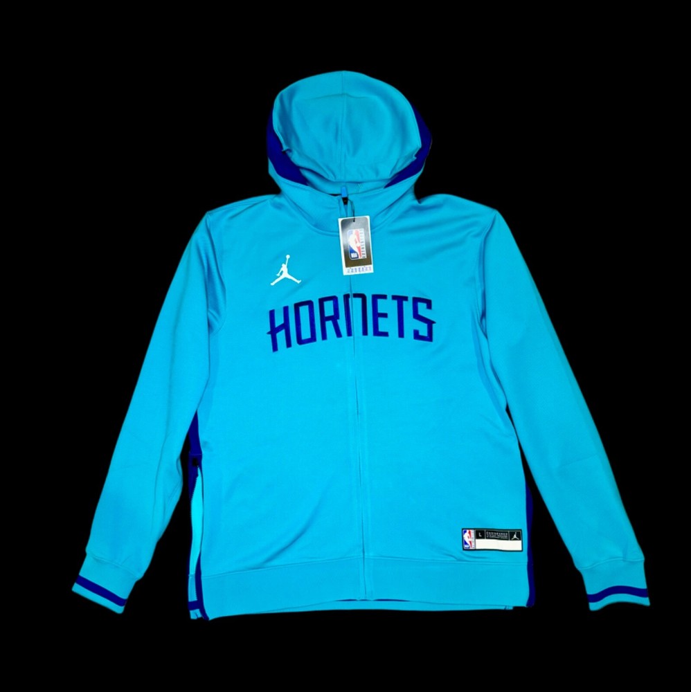 Nike Jordan Charlotte Hornets Men's Size XXL Tall  Zip Up Hoodie DN5435-415