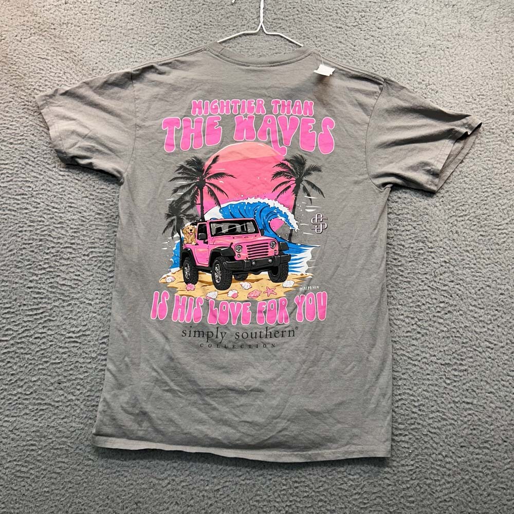 Jeep Beach Women's Medium Simply Southern Tee Shirt