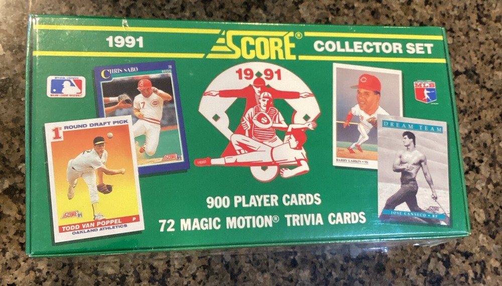 NEW 1991 Score Baseball Collector Set 900 Cards MLB FACTORY SEALED