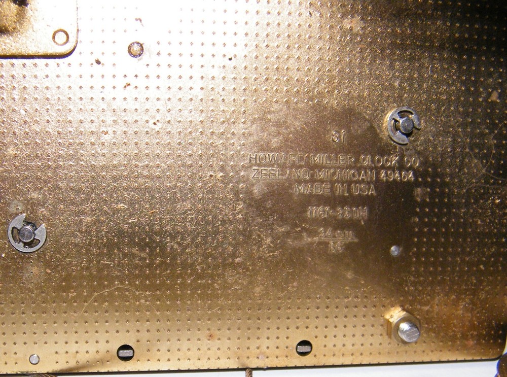 Howard Miller Clock Movement for Parts - 1161-850H - 94cm