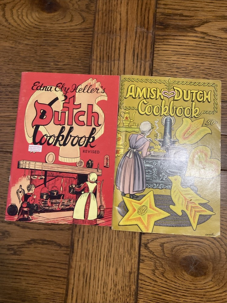 Vintage Pennsylvania Dutch Cookbooks Lot Of 2 Paperback Booklets Recipe Dishes
