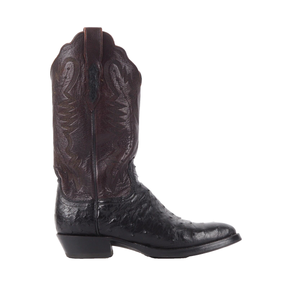 Lucchese Handmade Ostrich Cowboy Boots Luxury Western Riding