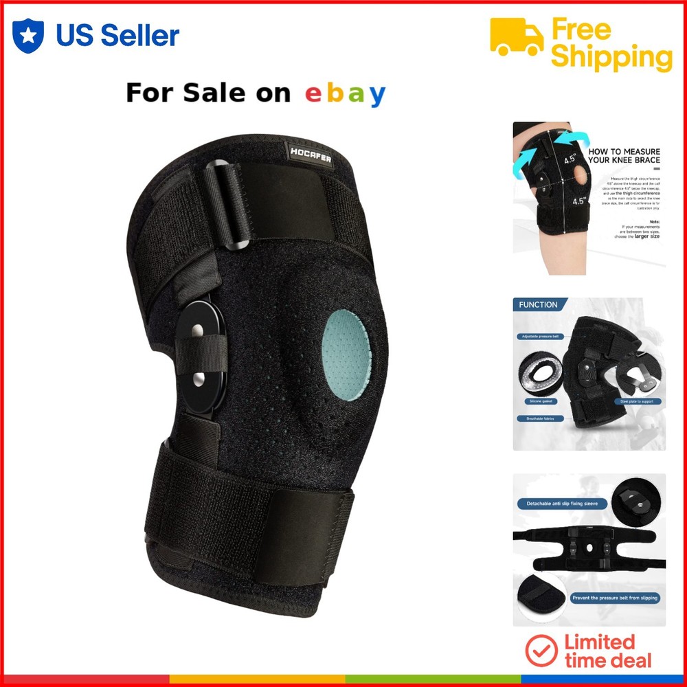 Plus Size Knee Brace 4XL-5XL for Arthritis ACL Meniscus Pain Support
