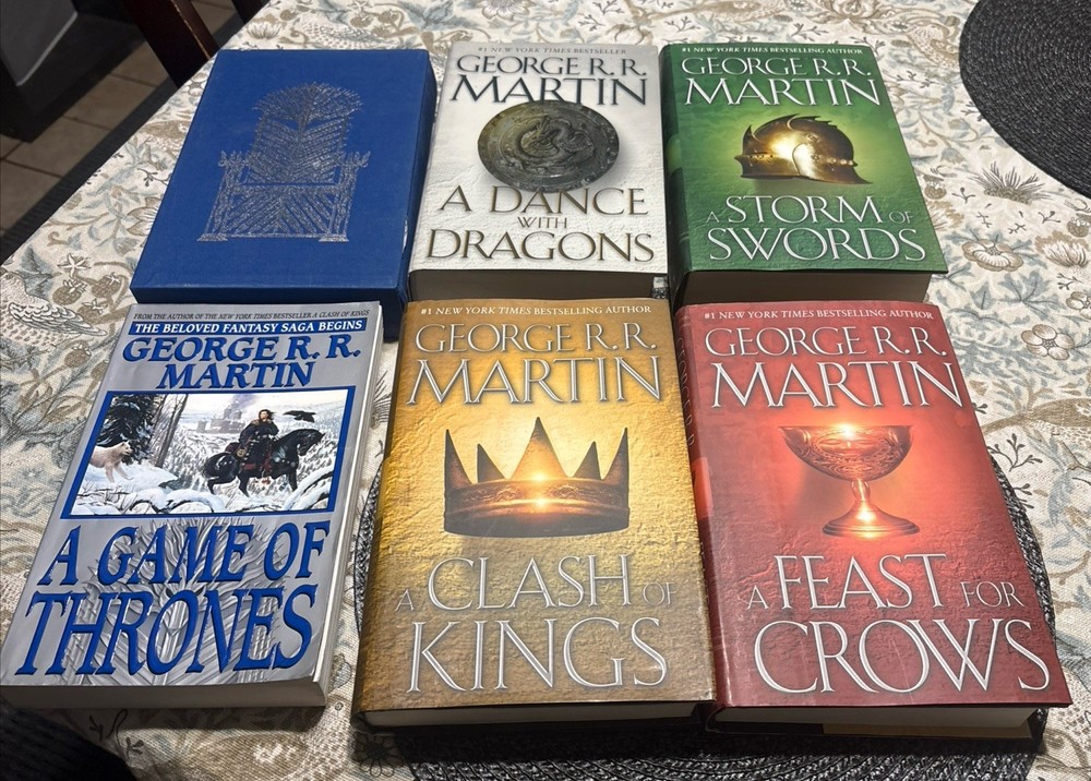 George R. R. Martin Game of Thrones 6 Book Collection Hardcover