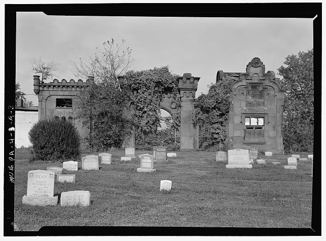 3. Main entrance to parent Mt. Moriah cemetery. - Mount Moriah Cemetery, Mt.