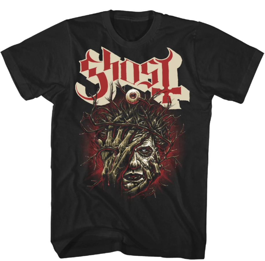 Ghost Thorny Eye T Shirt Mens Rock And Roll Music Classic Band Tee Black S-4XL