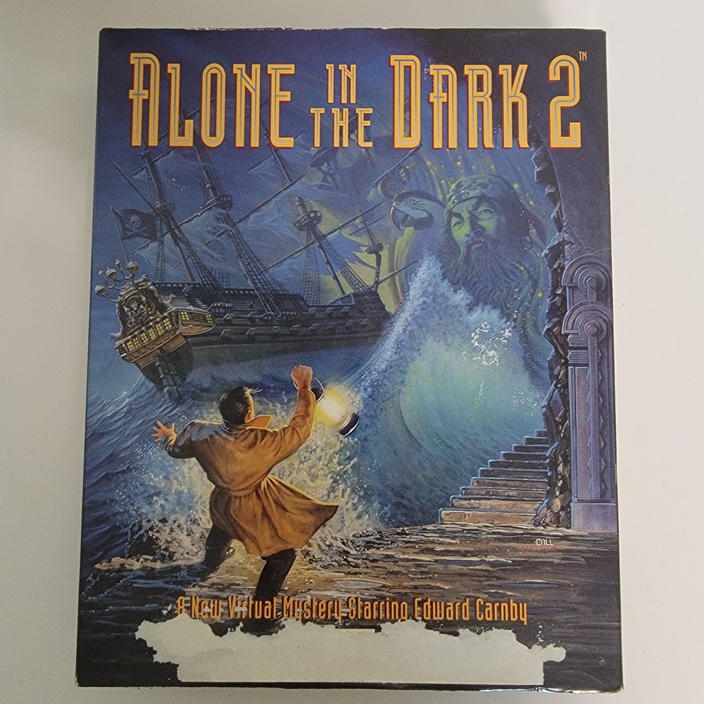 Alone In The Dark 2 (1993, PC) – Big Box CIB – IBM 3.5” – Mint Complete - Extras