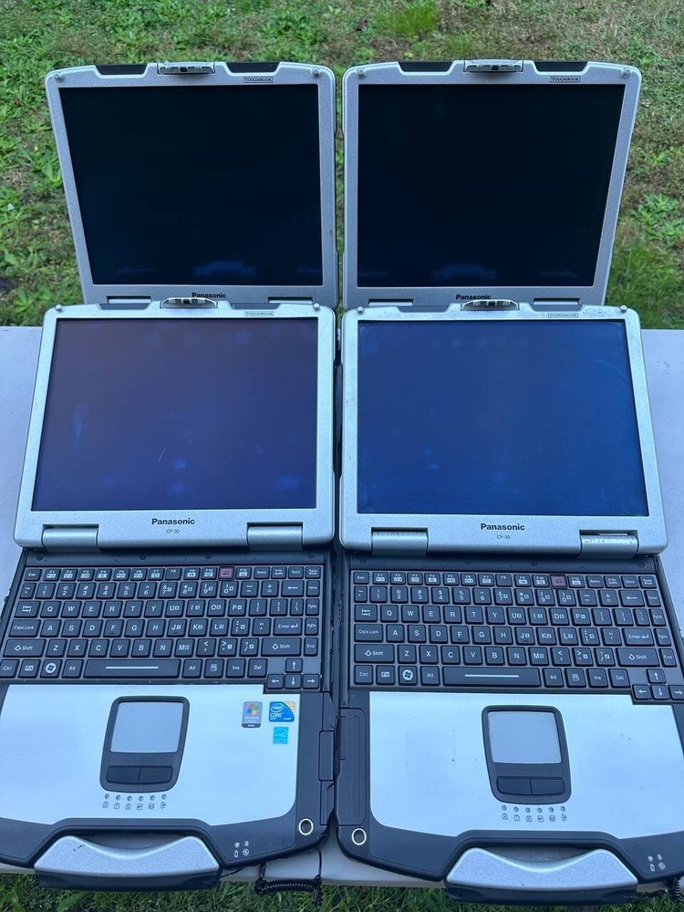LOT OF 4 Panasonic CF-30 MK1 Core Duo L2400 2GB RAM NO HD/Caddy READ PLEASE