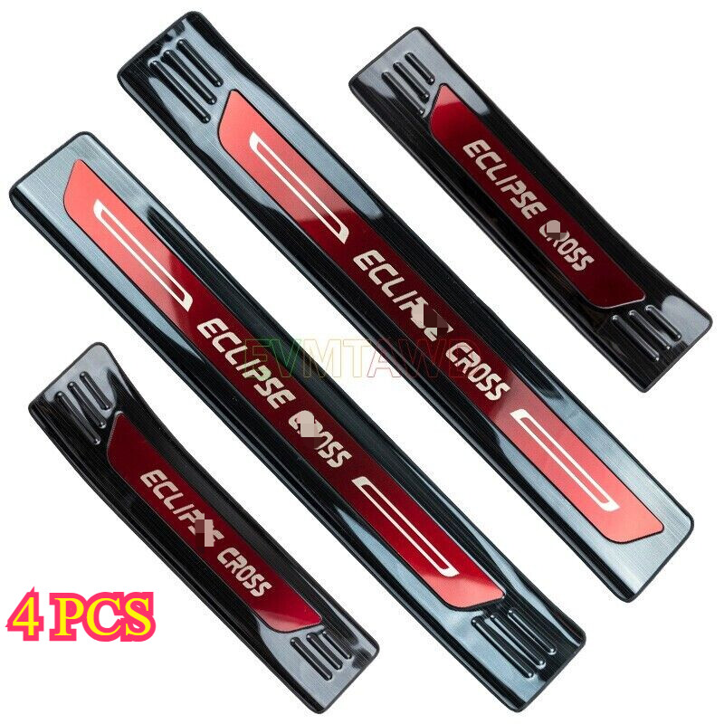 For Mitsubishi Eclipse Cross Stainless Car Door Sill Scuff Plate Protector Cover