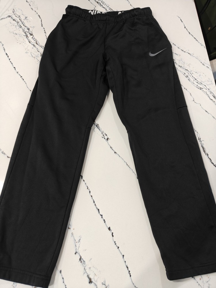 Nike Black Fleece Sweatpants Joggers Dri Fit Small Y2K