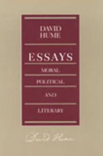 David Hume Essays -- Moral Political & Literary, 2nd Edition (Hardback)