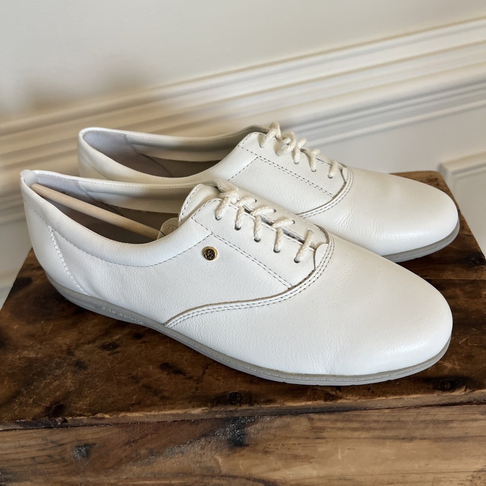 New Easy Spirit Motion Women's Oxford Lace Shoes Size 6.5B Antigravity White NEW