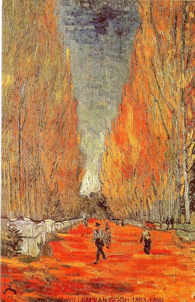 Les Alyscamps, 1888, Vincent van Gogh (Dutch, 1853-1890) --New POSTCARD