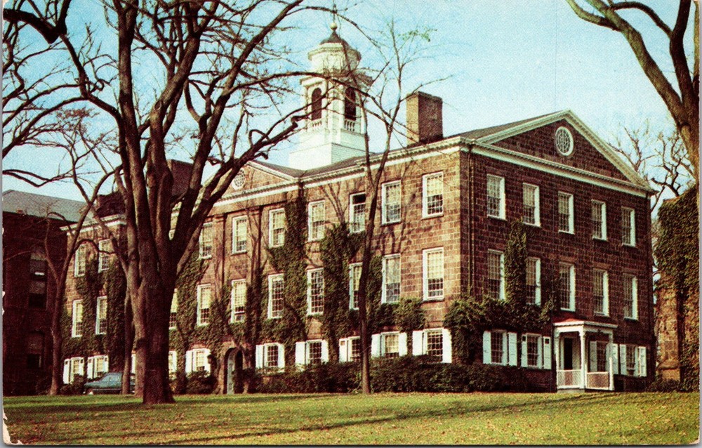 Old Queens-Rutgers University-New Brunswick, New Jersey-Chrome Postcard
