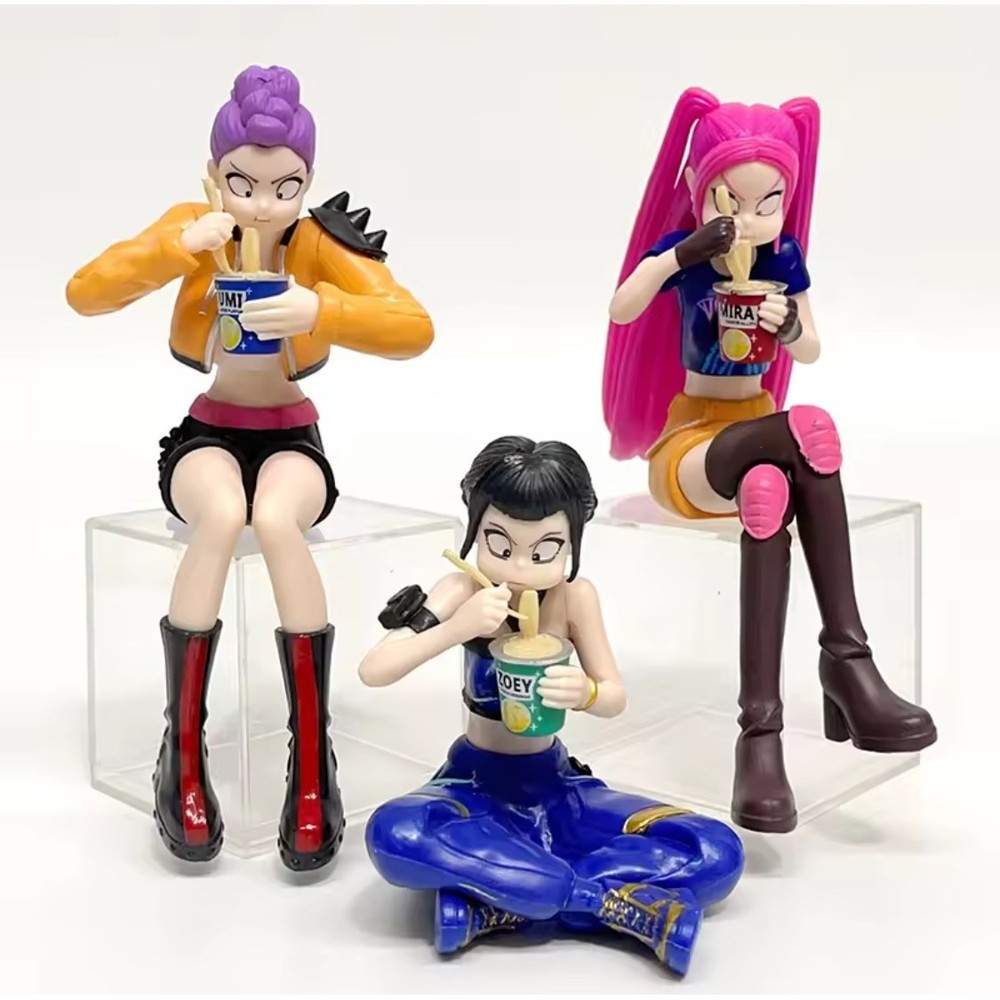 KPOP Demon Hunters Mini Decorative Figure | Ramen Cup Table Ornament