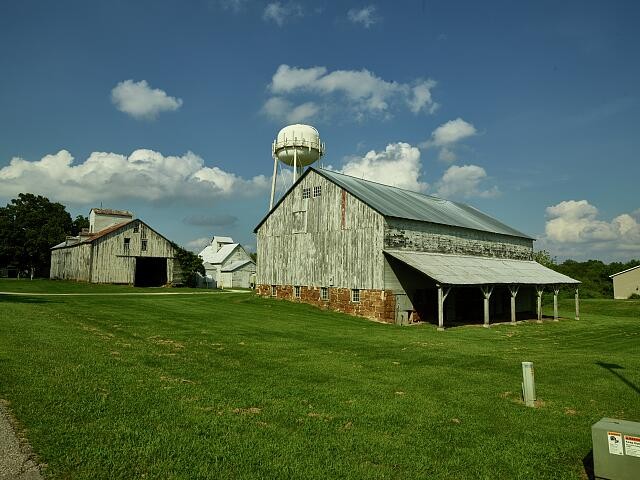 Photo:Amana Iowa Barns Amana Colonies 2010s Water Tower Farm Buildings