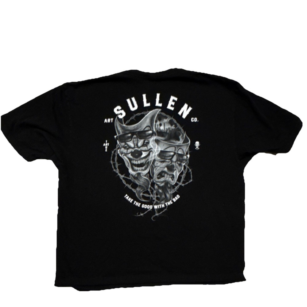 Sullen Art Collective Premium Men’s XL Black Skull Graphic Print T-Shirt