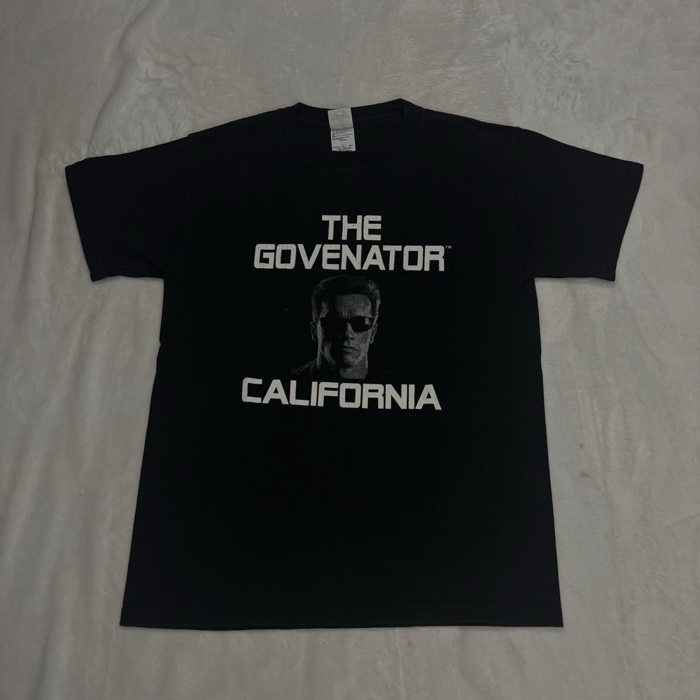 Vintage Terminator The Govenator California T Shirt Arnold Size Small Y2K 2000s