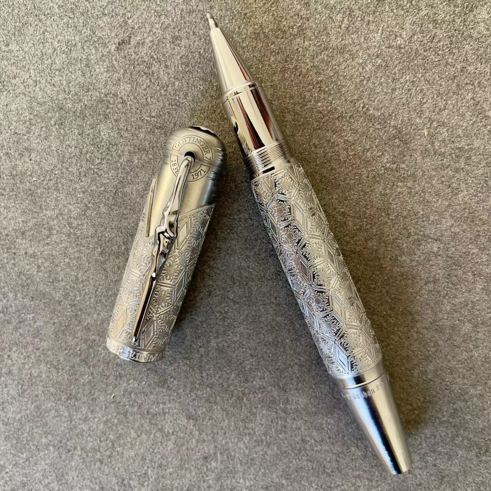 Deluxe Writers Brothers Grimm Series Silver Color 0.7mm Rollerball Pen #2