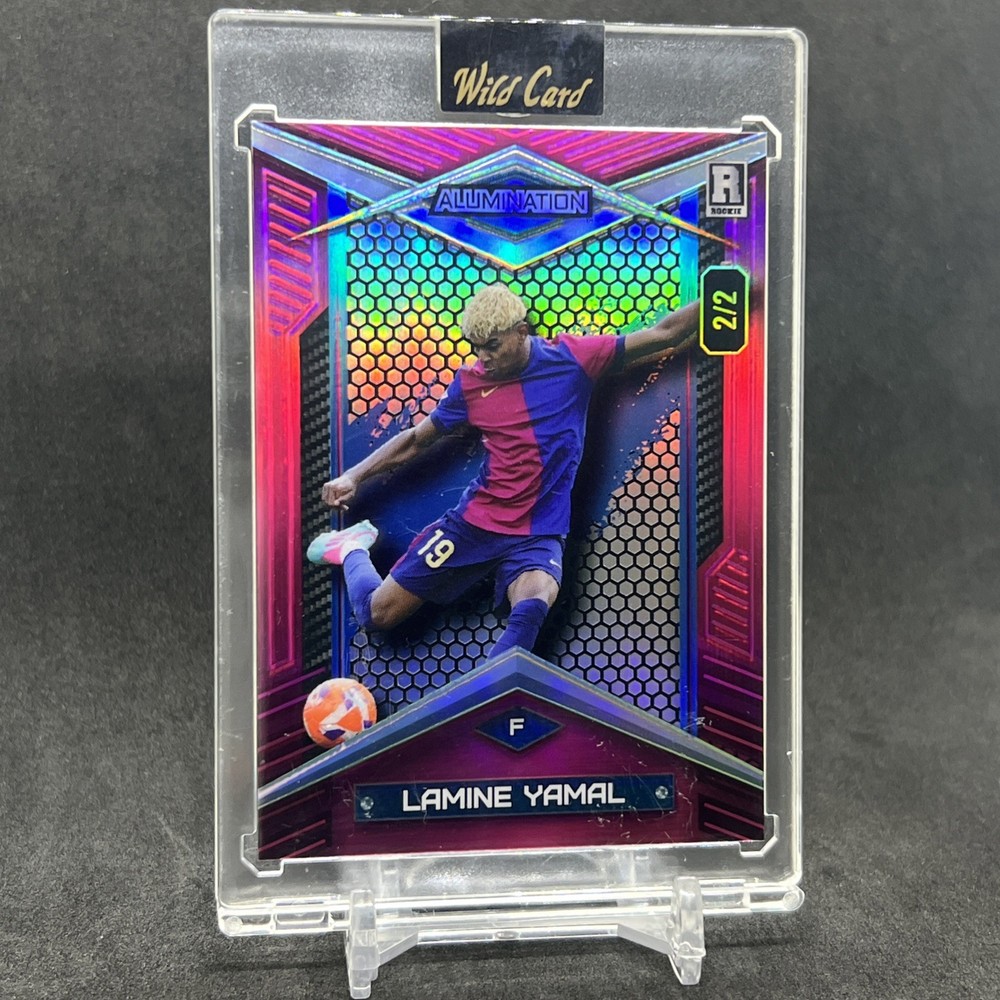 2024 WILD CARD LAMINE YAMAL RC Alumination 2/2 Sealed Encased