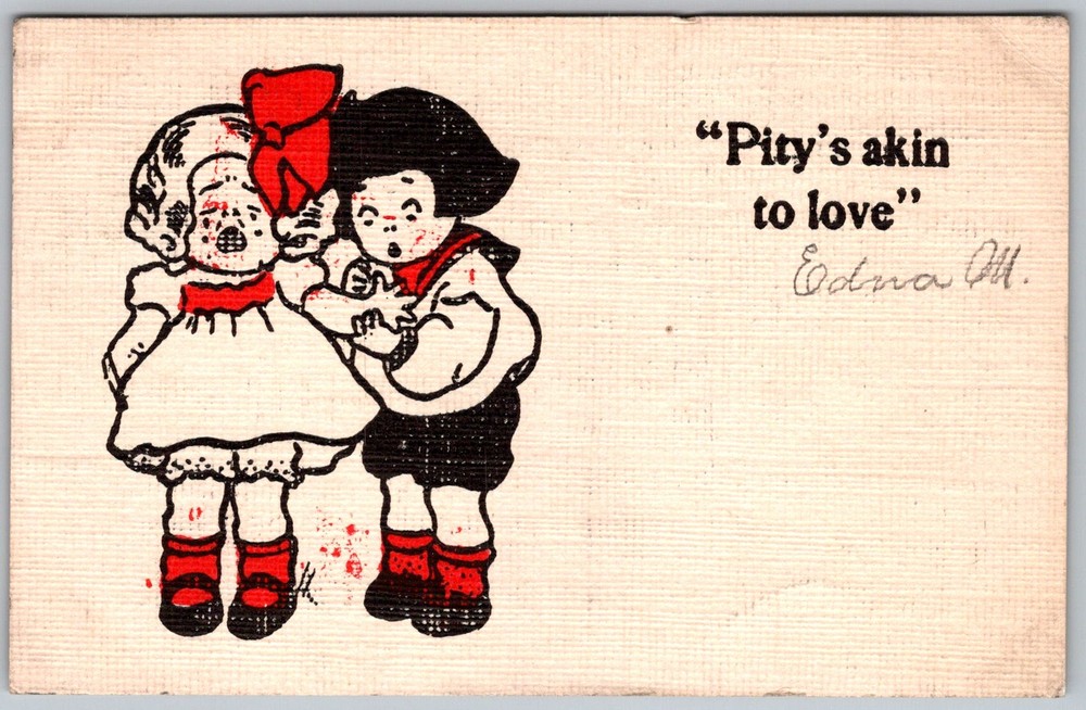 Antique Postcard Pitys Akin To Love Provo, UT 1910s